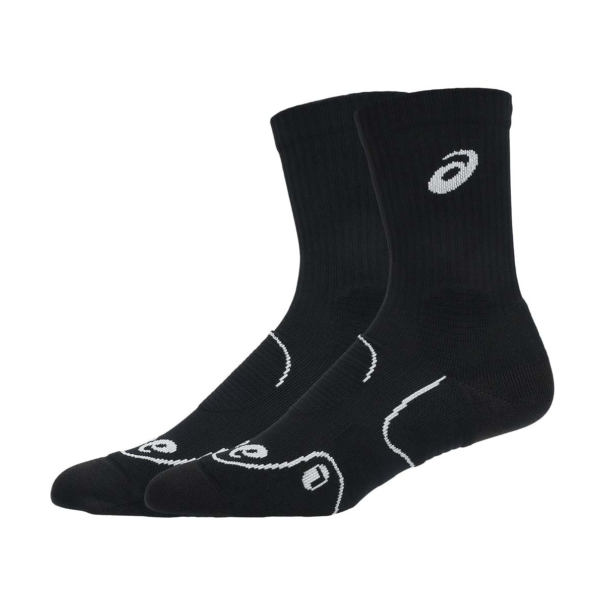 Chaussettes Asics Tennis Court+ Crew Noir