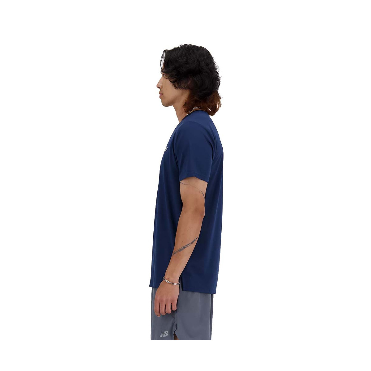 T-shirt New Balance Essentials Bleu marine