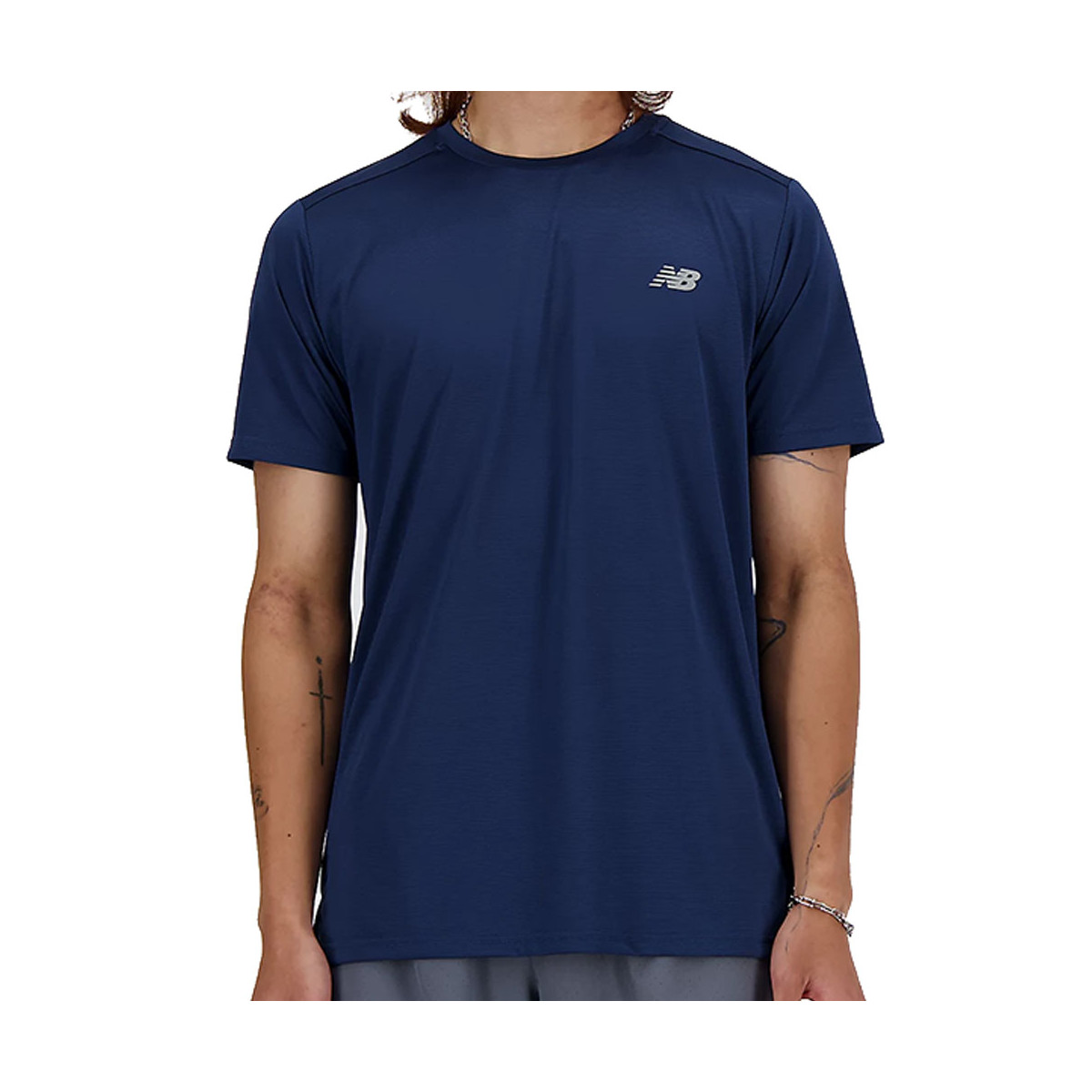 New Balance Essentials T-shirt Blauwgrijs