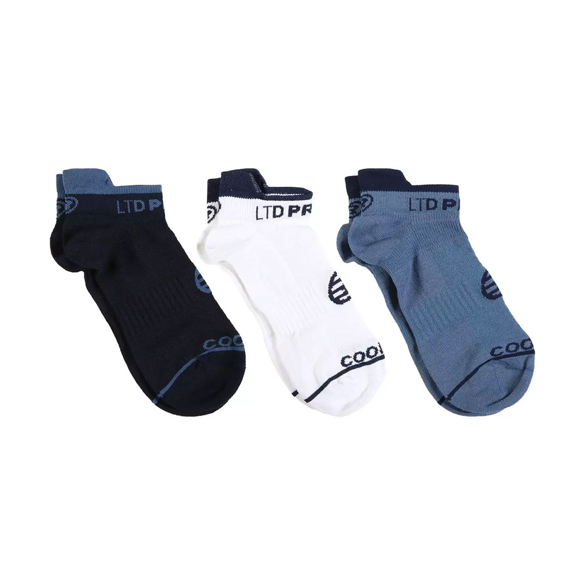 Chaussettes Bullpadel BP26PR U2 Marine / Blanc / Bleu (3 paires)