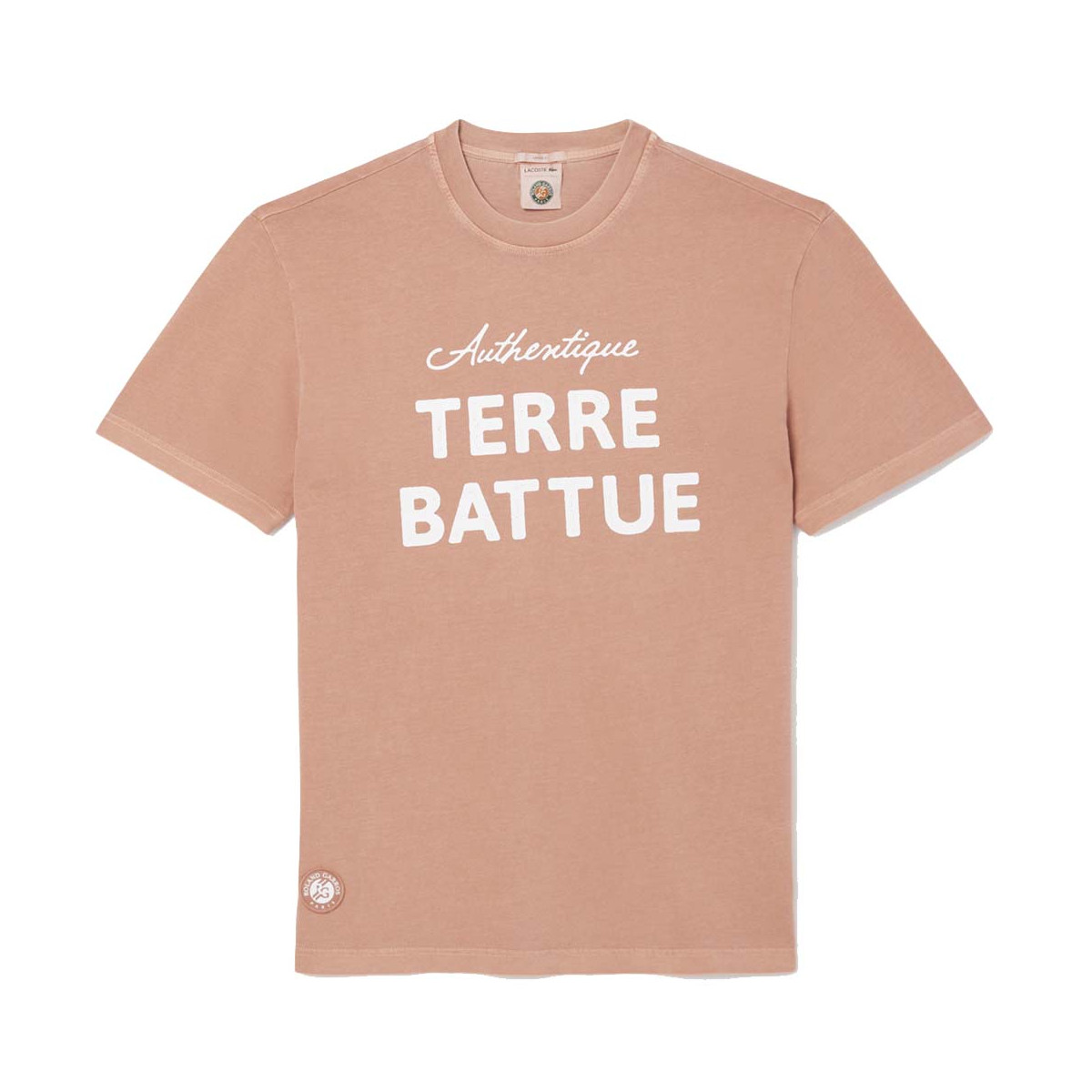 Lacoste Roland Garros Unisex Grijs T-shirt
