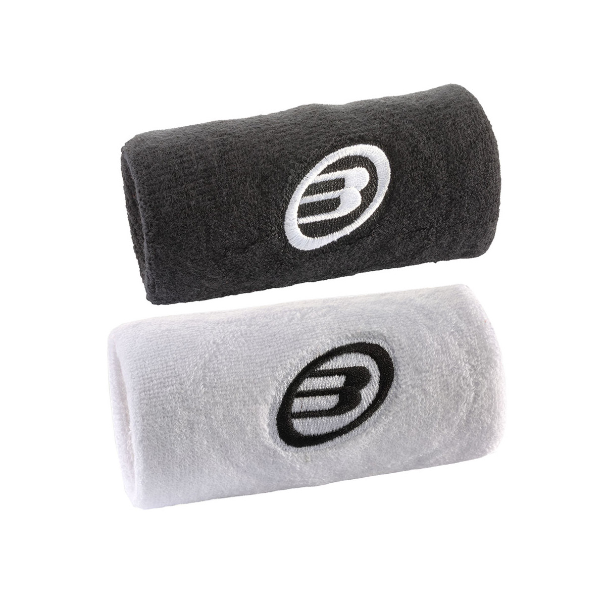 Wristbands Bullpadel Wit / Zwart x 2