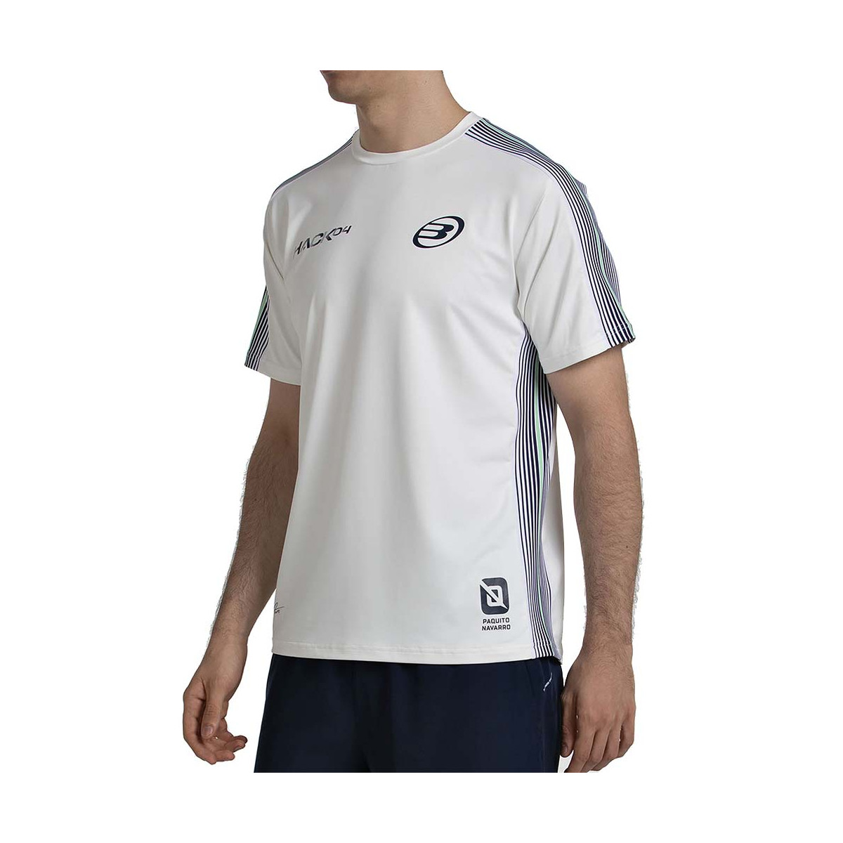 T-shirt Bullpadel Paquito Navarro 26V Blanc