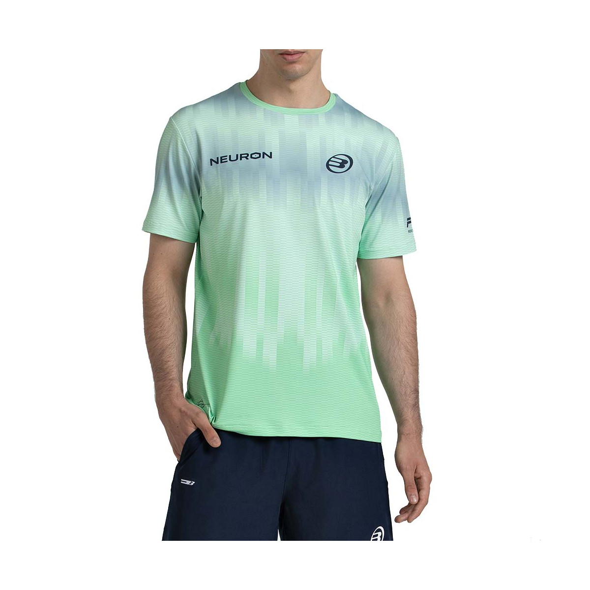 T-shirt Bullpadel Federico Chingotto 26V Vert