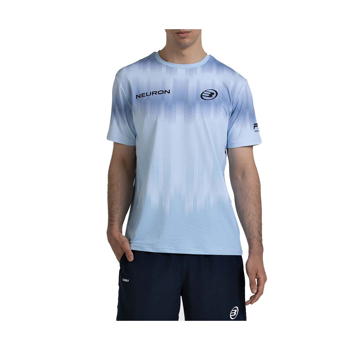 Bullpadel Federico Chingotto 26V Lichtblauw T-shirt