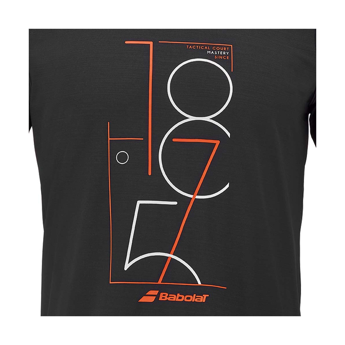 T-Shirt Babolat Exercise Graphic Noir