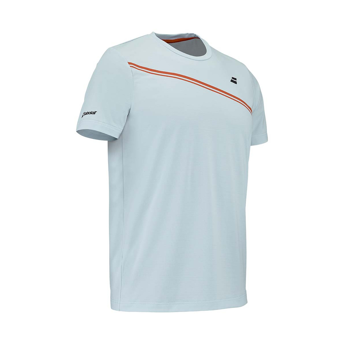 T-Shirt Babolat Play Crew Neck Bleu clair