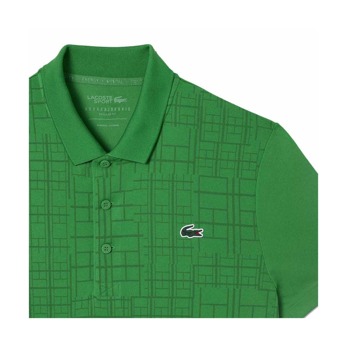 Polo Lacoste Tennis Novak Djokovic Vert