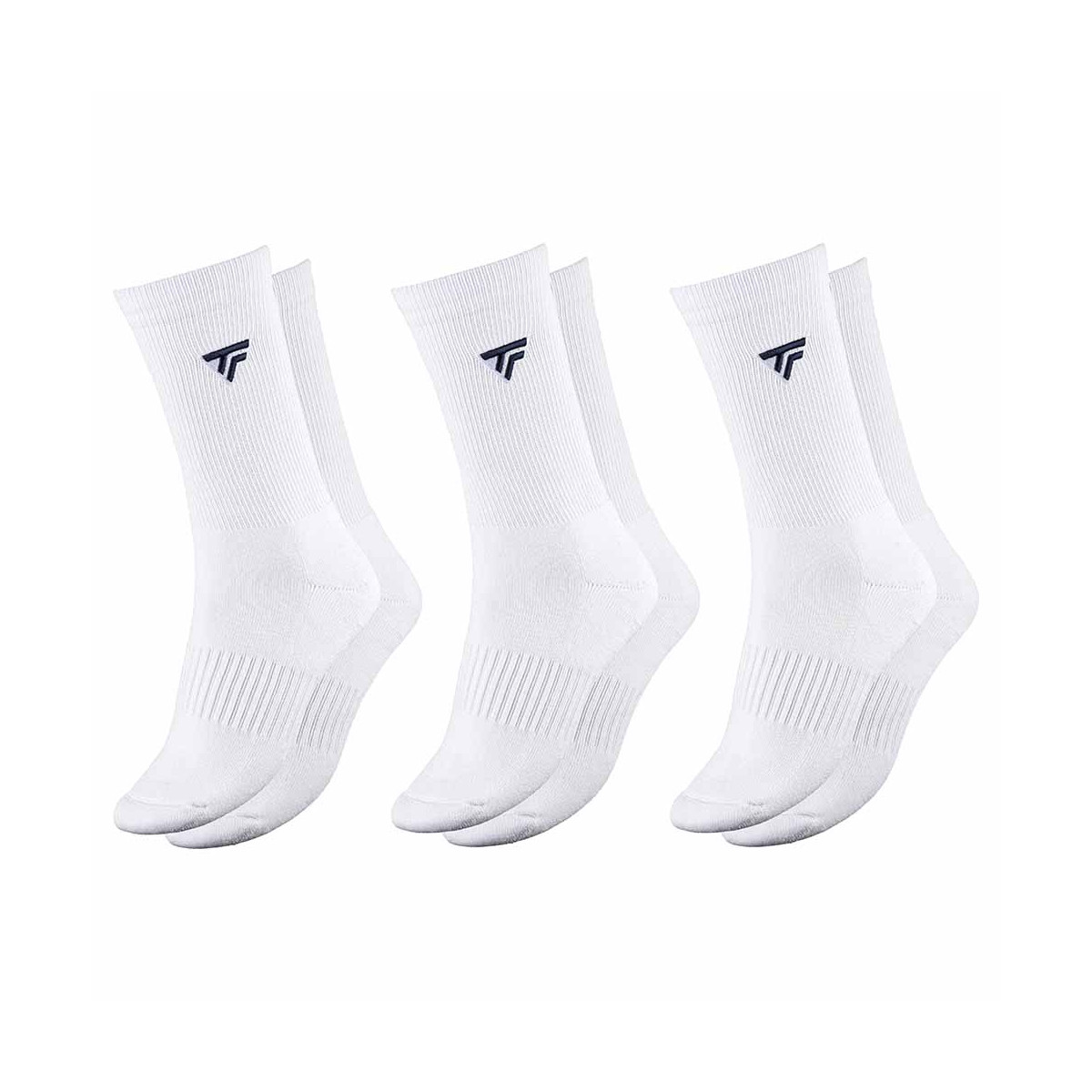 Chaussettes Tecnifibre Classic Socks x3 Blanc