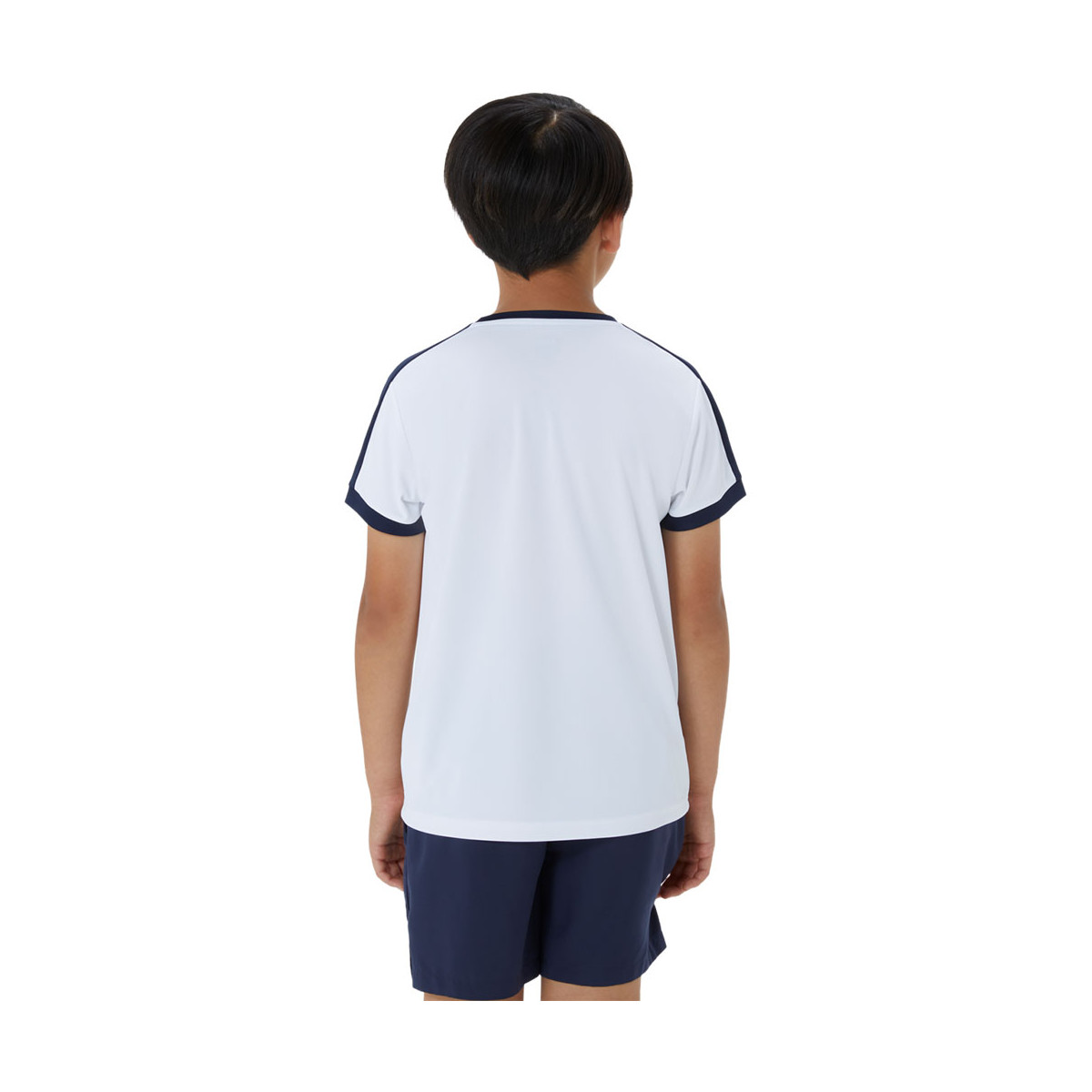 T-Shirt Asics Jongens Crème / Blauw