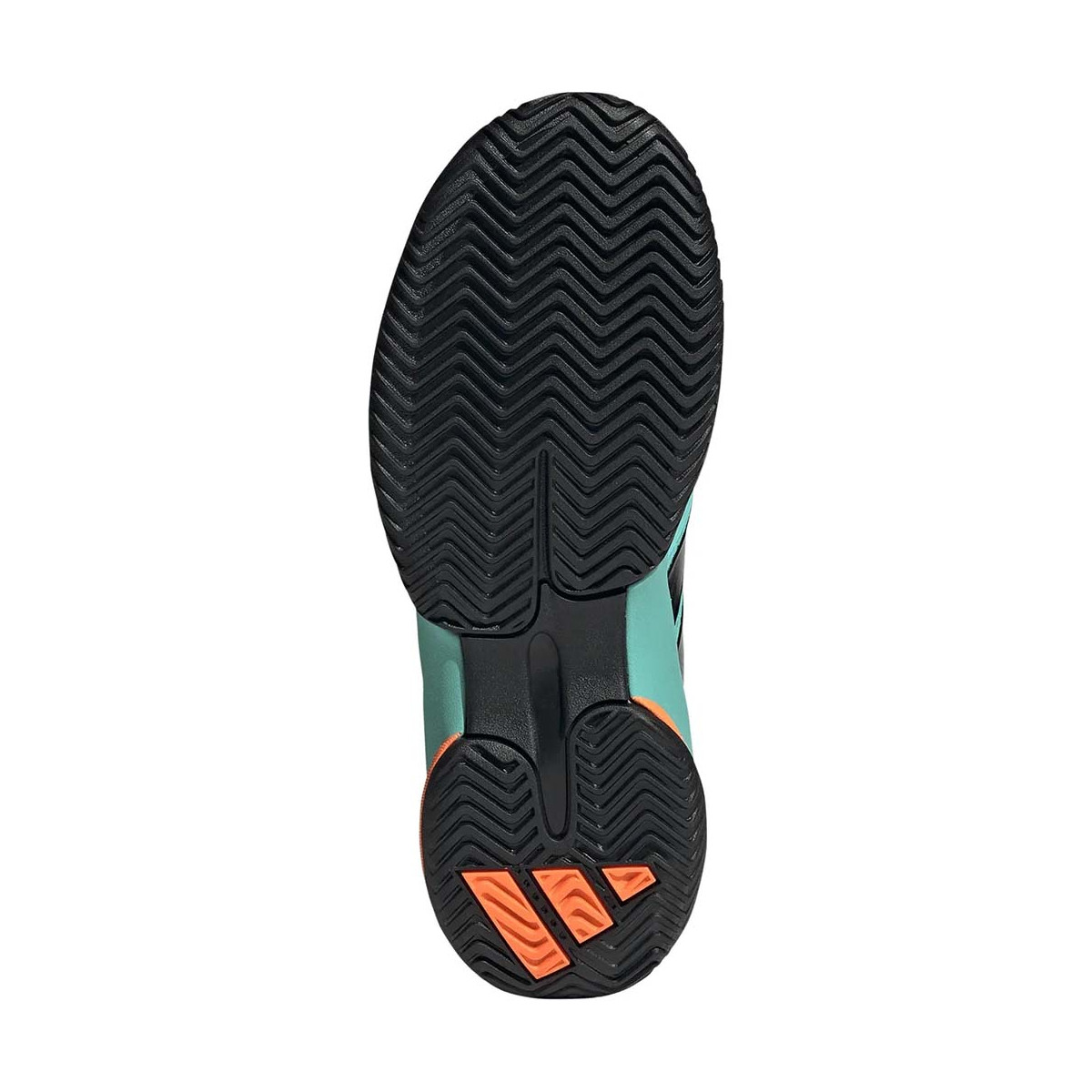 Chaussures Adidas Barricade Junior Bleu / Orange