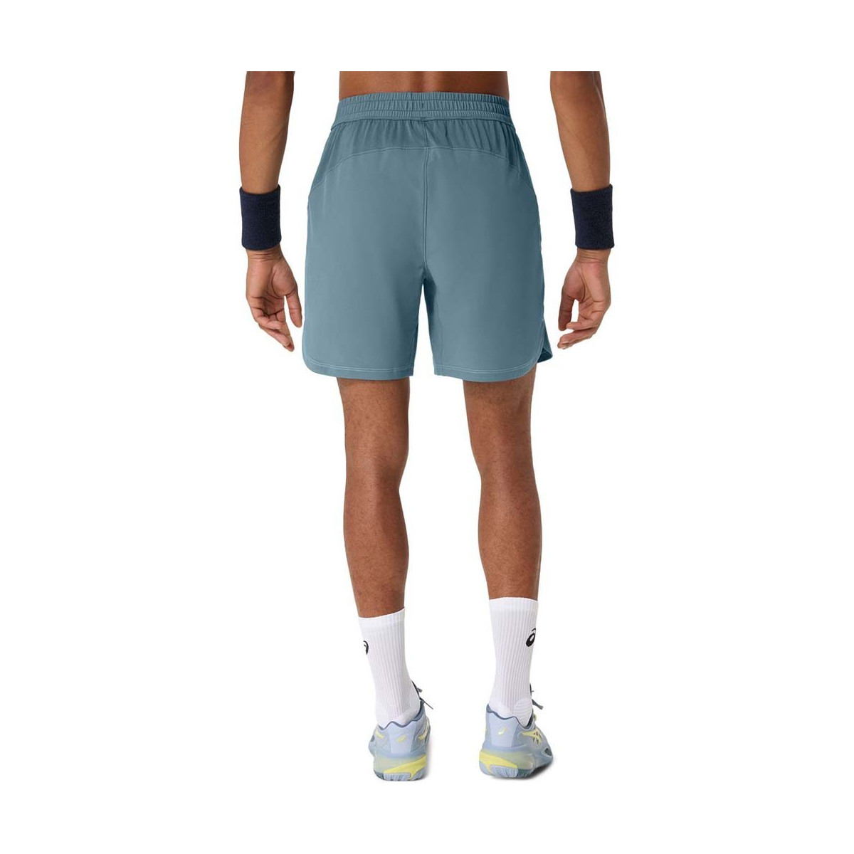 Short Asics Game Bleu Gris