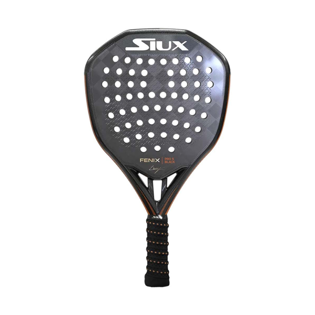 Padel racket Siux Fenix Pro 5 Black Edition Augsburger