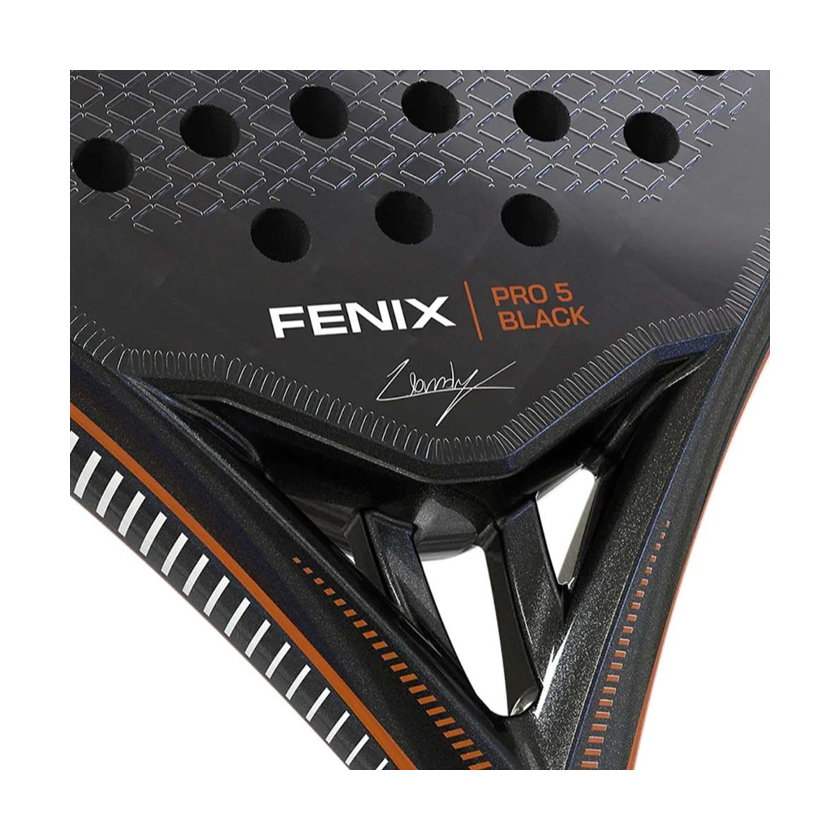 Padel racket Siux Fenix Pro 5 Black Edition Augsburger