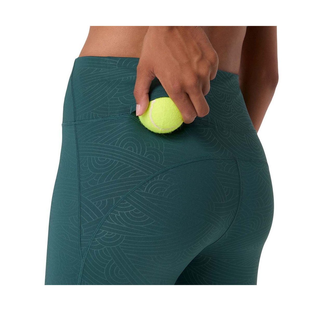 Leggings Asics Game 7/8 Femme Vert