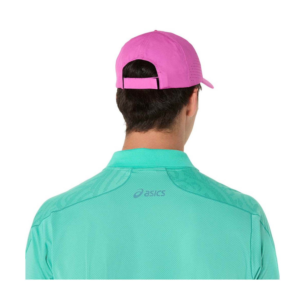 Polo Asics Match Jacquard SS Groen