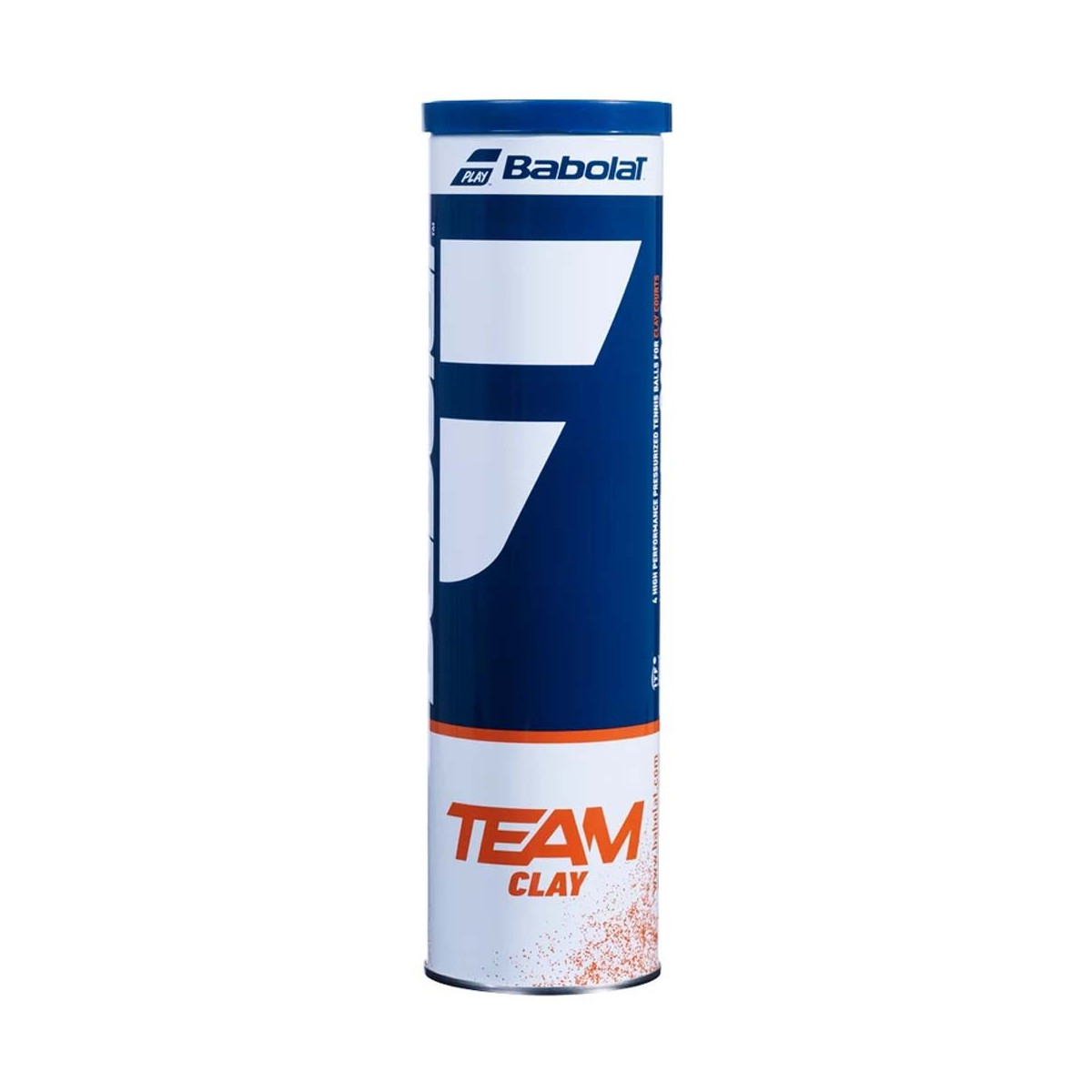 Tube de 4 balles Babolat Team Clay
