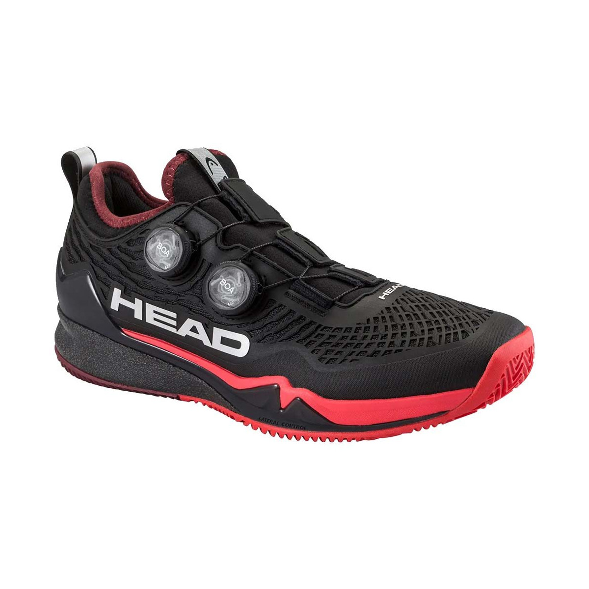 Head Endure Pro BOA Gravel Tennisschoenen Zwart / Rood