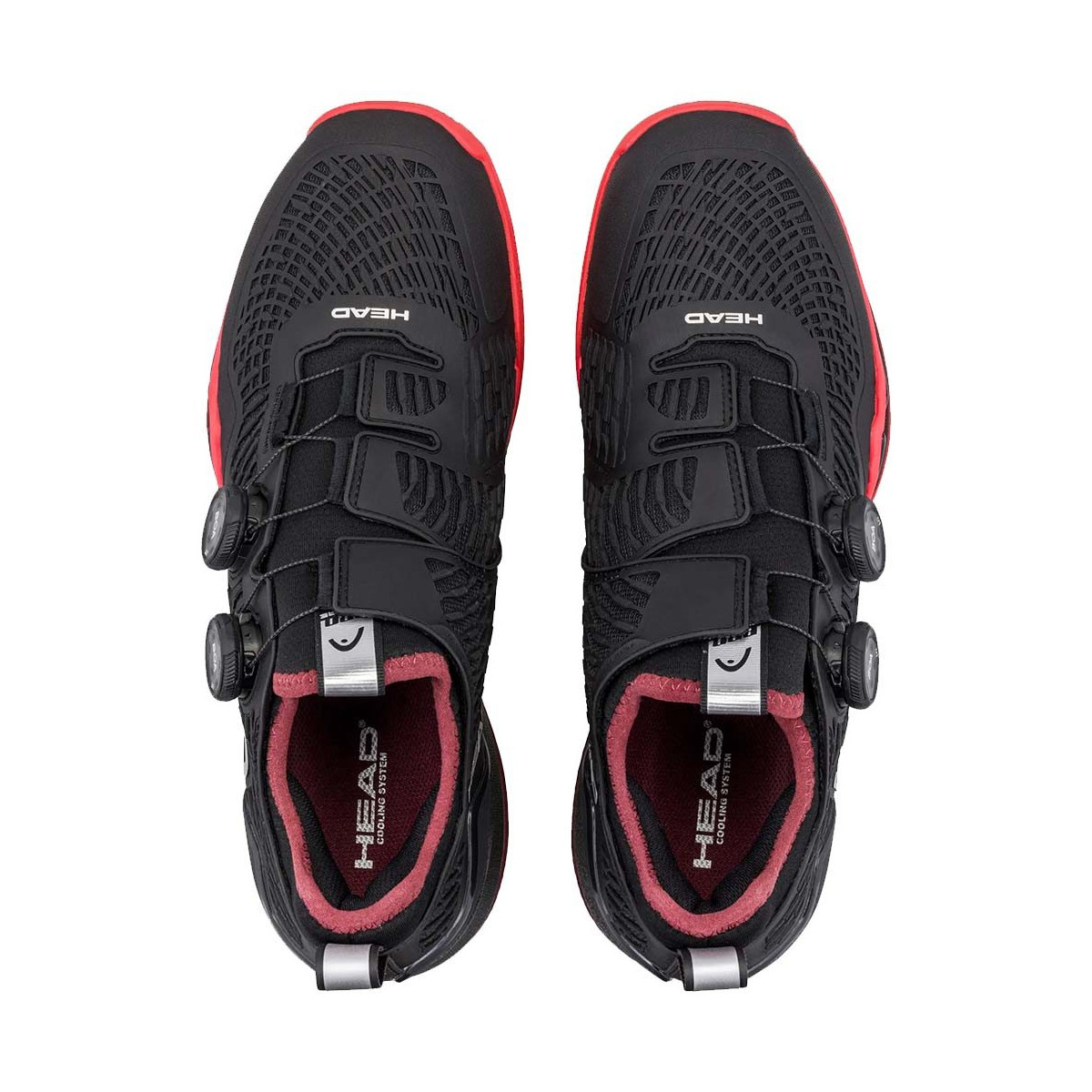 Chaussures Head Endure Pro BOA Terre battue Noir / Rouge