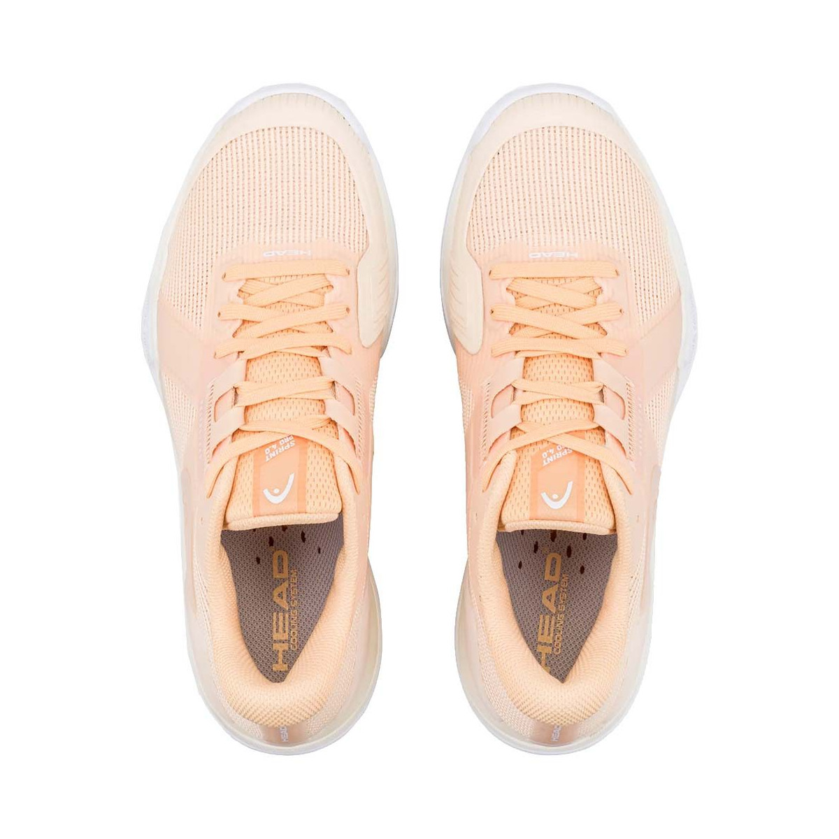 Chaussures Head Sprint Pro 4.0 Femme Pêche / Blanc