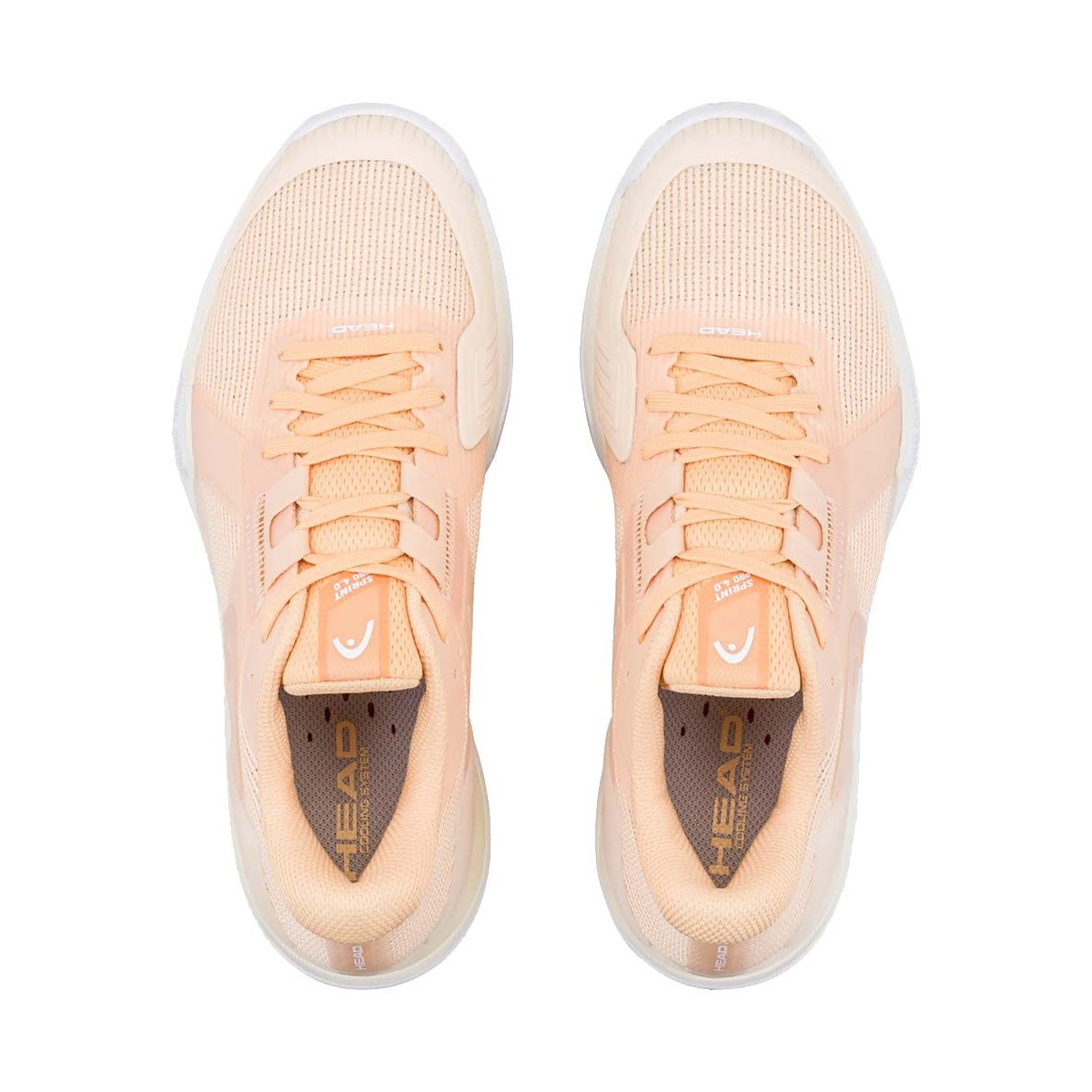Chaussures Head Sprint Pro 4.0 Femme  Terre battue Pêche / Blanc