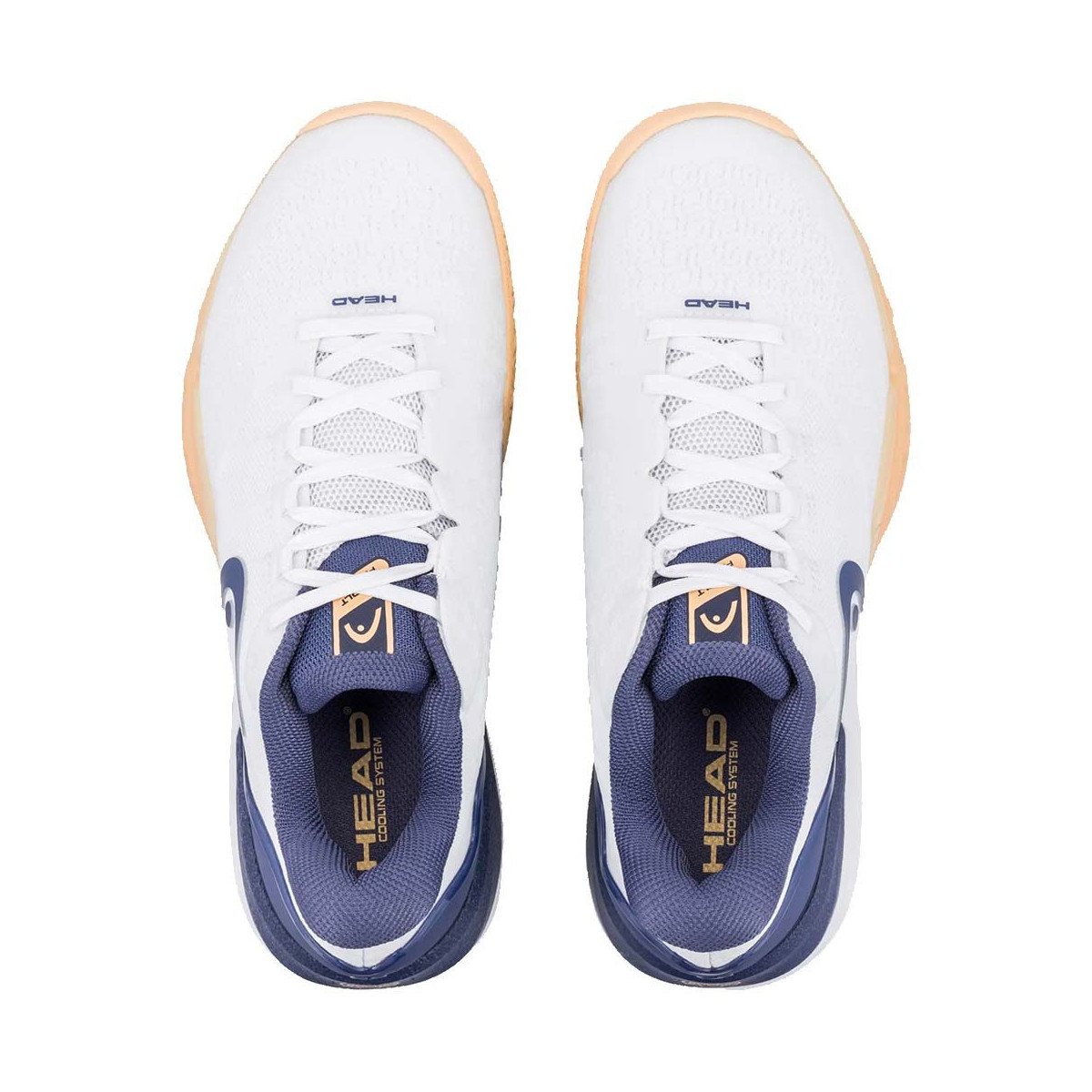 Chaussures Head Revolt Pro 5.0 Femme Blanc / Bleu marine