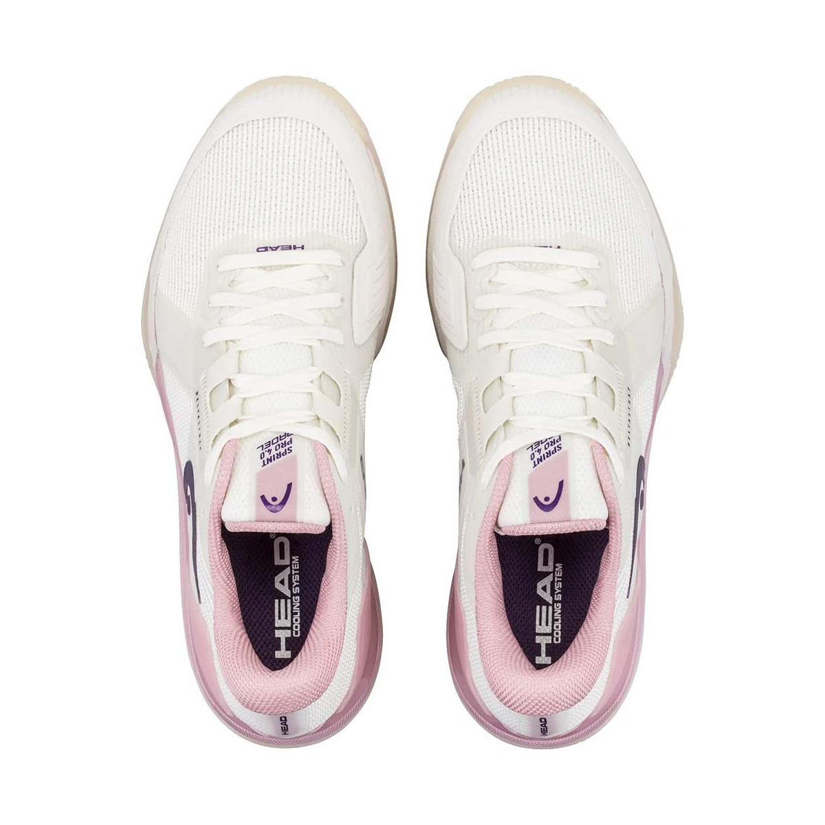 Chaussures Head Sprint Pro 4.0 Femme Padel Blanc / Rose