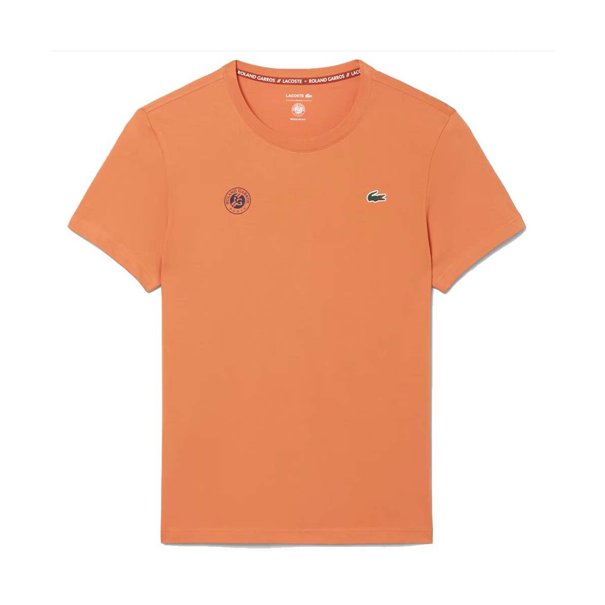 Lacoste Tennis Roland Garros T-shirt Oranje