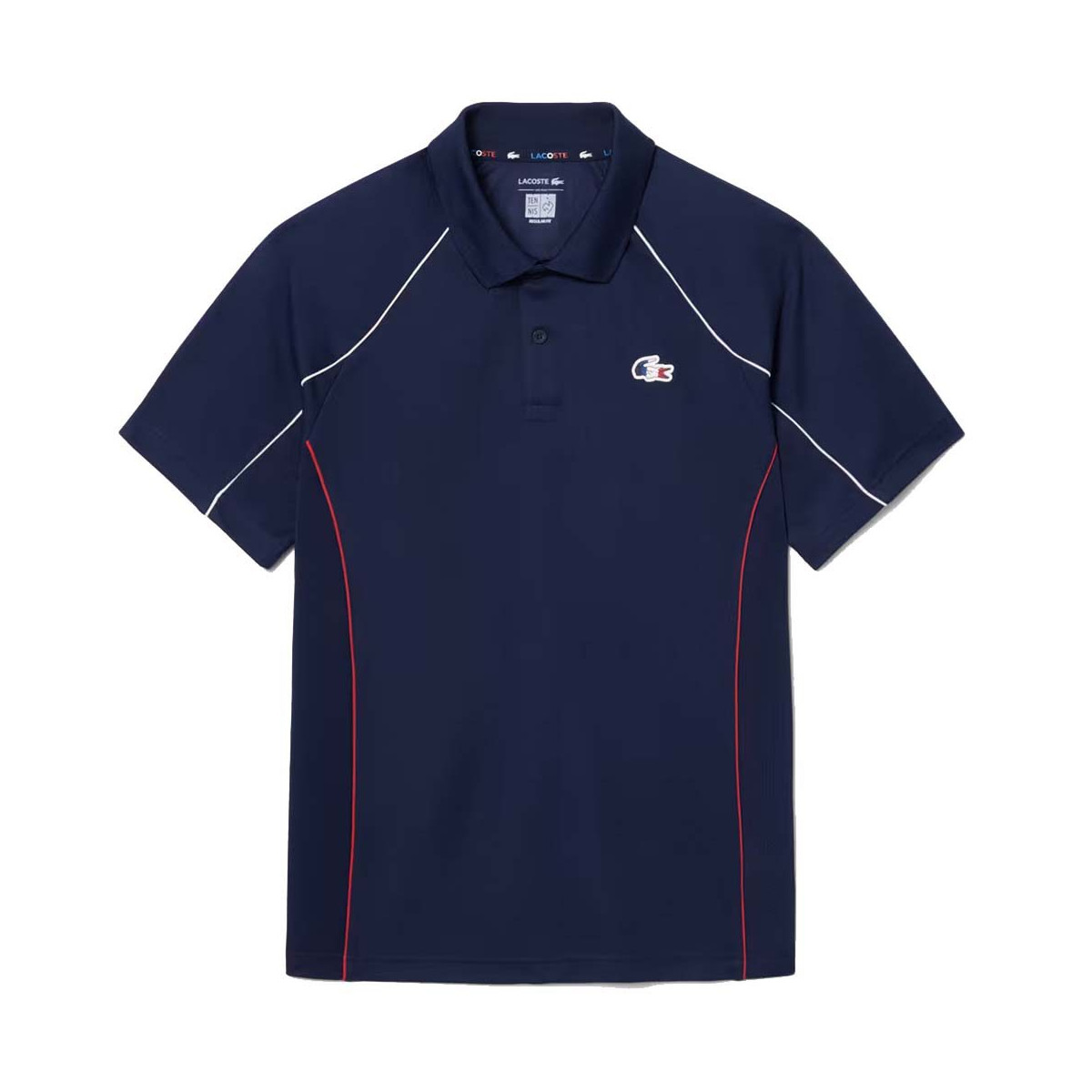 Lacoste Frans Tennisteam Poloshirt Marineblauw