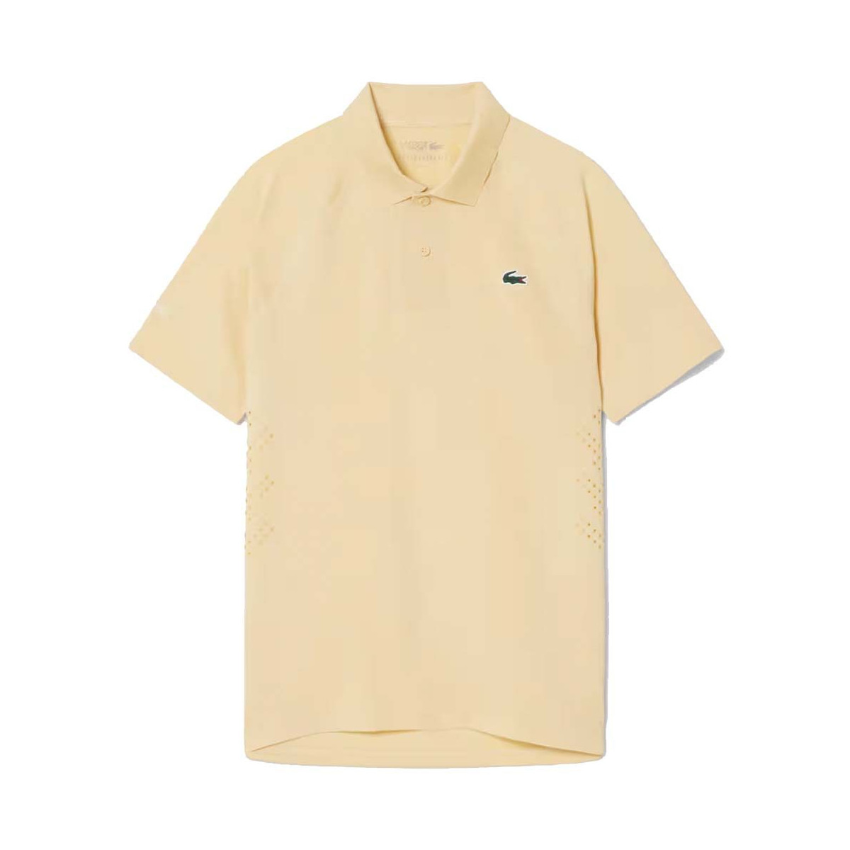 Polo Lacoste Tennis Novak Djokovic On Court Jaune