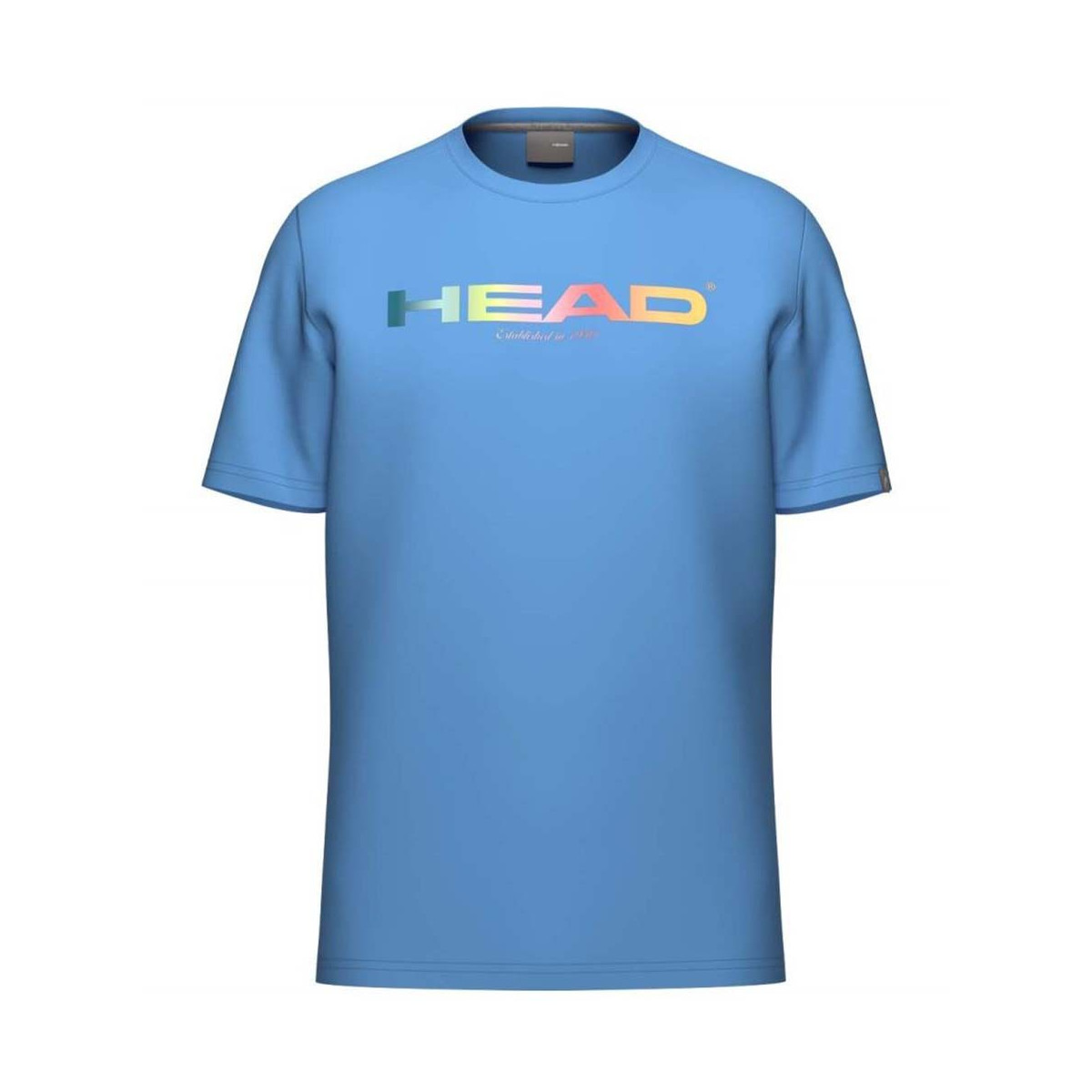 T-Shirt Head Rainbow Junior Bleu ciel