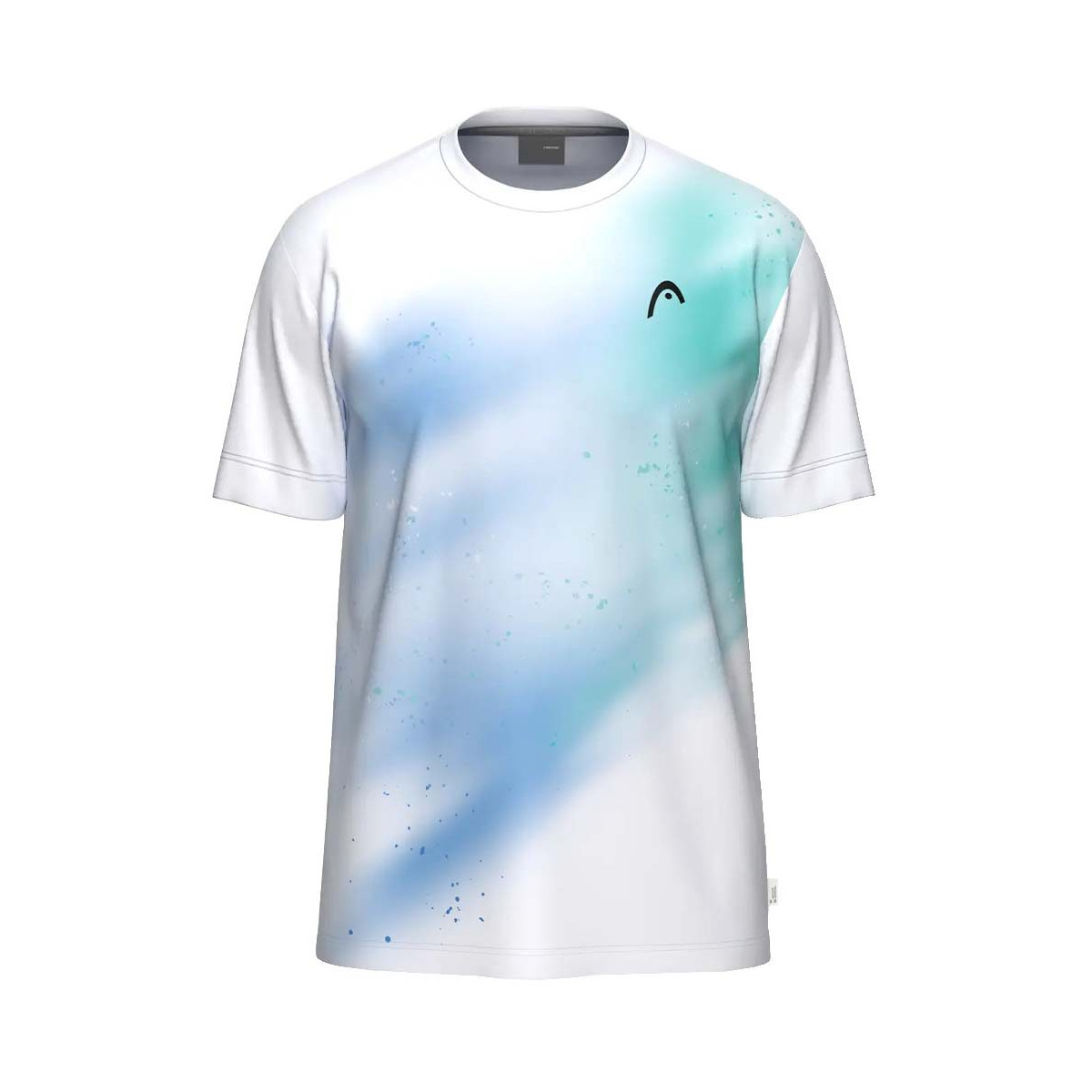 T-Shirt Head TopSpin Blanc / Turquoise