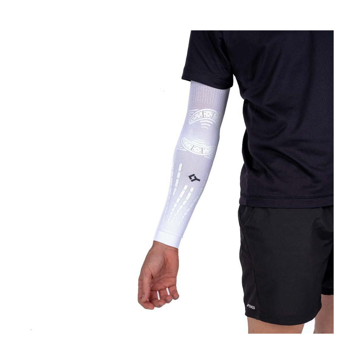 Floky NO-STRAIN Evolution Compressie Arm Sleeve Wit