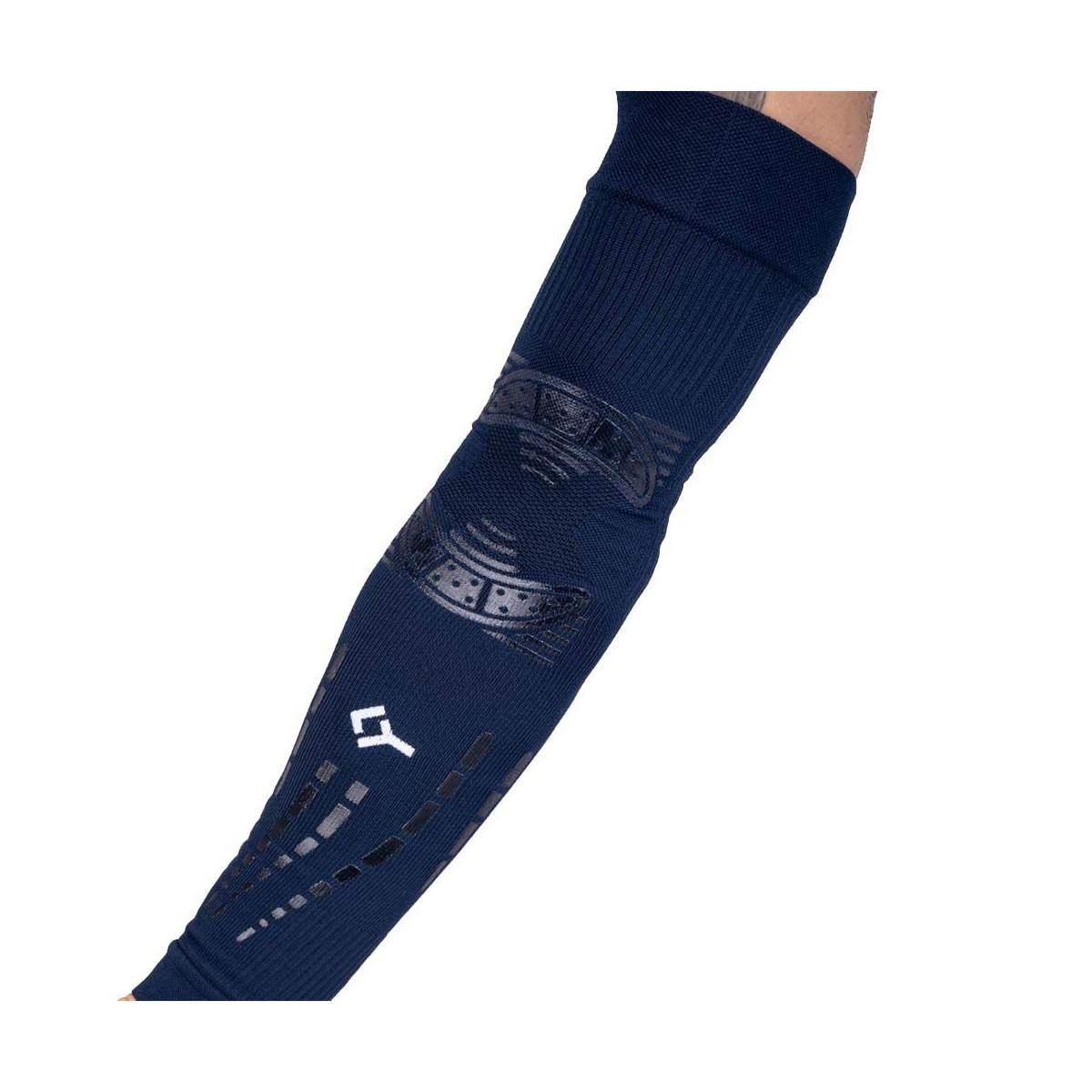 Floky NO-STRAIN Evolution Compressiemanchet Donkerblauw