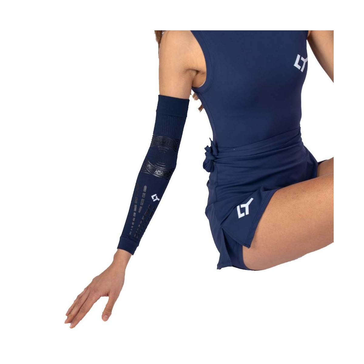 Floky NO-STRAIN Evolution Compressiemanchet Donkerblauw