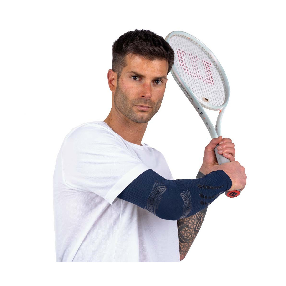 Floky NO-STRAIN Evolution Compressiemanchet Donkerblauw