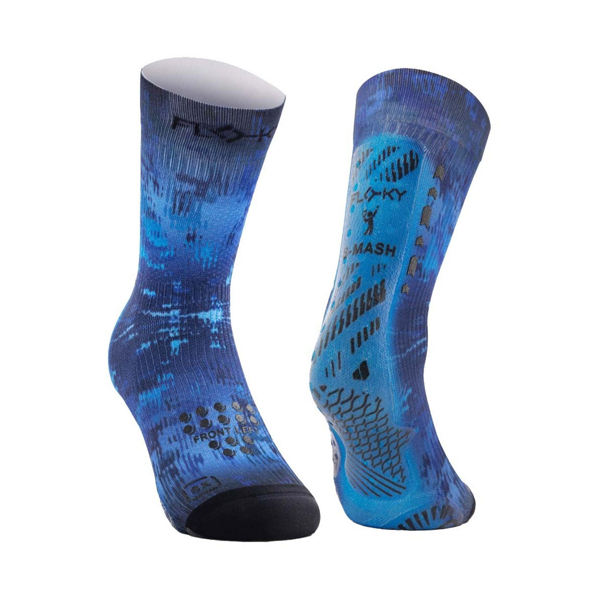 Floky S-MASH 3D FANTASY Compressiesokken - Blauw Supernova