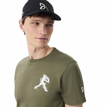 Lacoste x Novak Djokovic Tennis Pakket: Kaki T-shirt + Pet