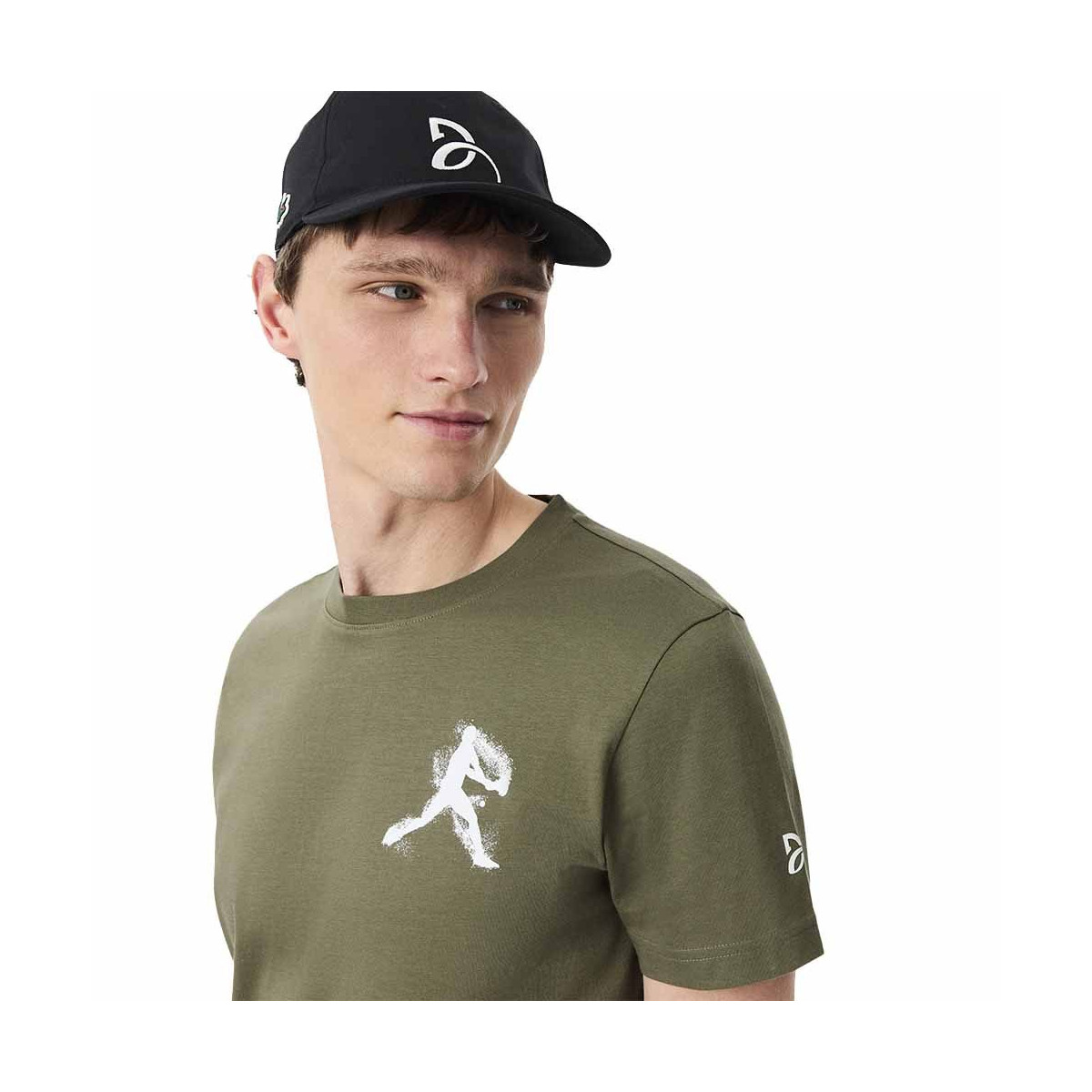 Lacoste x Novak Djokovic Tennis Pakket: Kaki T-shirt + Pet