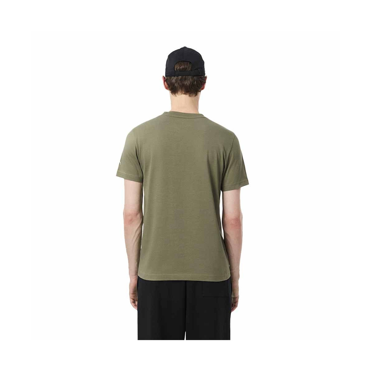 Lacoste x Novak Djokovic Tennis Pakket: Kaki T-shirt + Pet