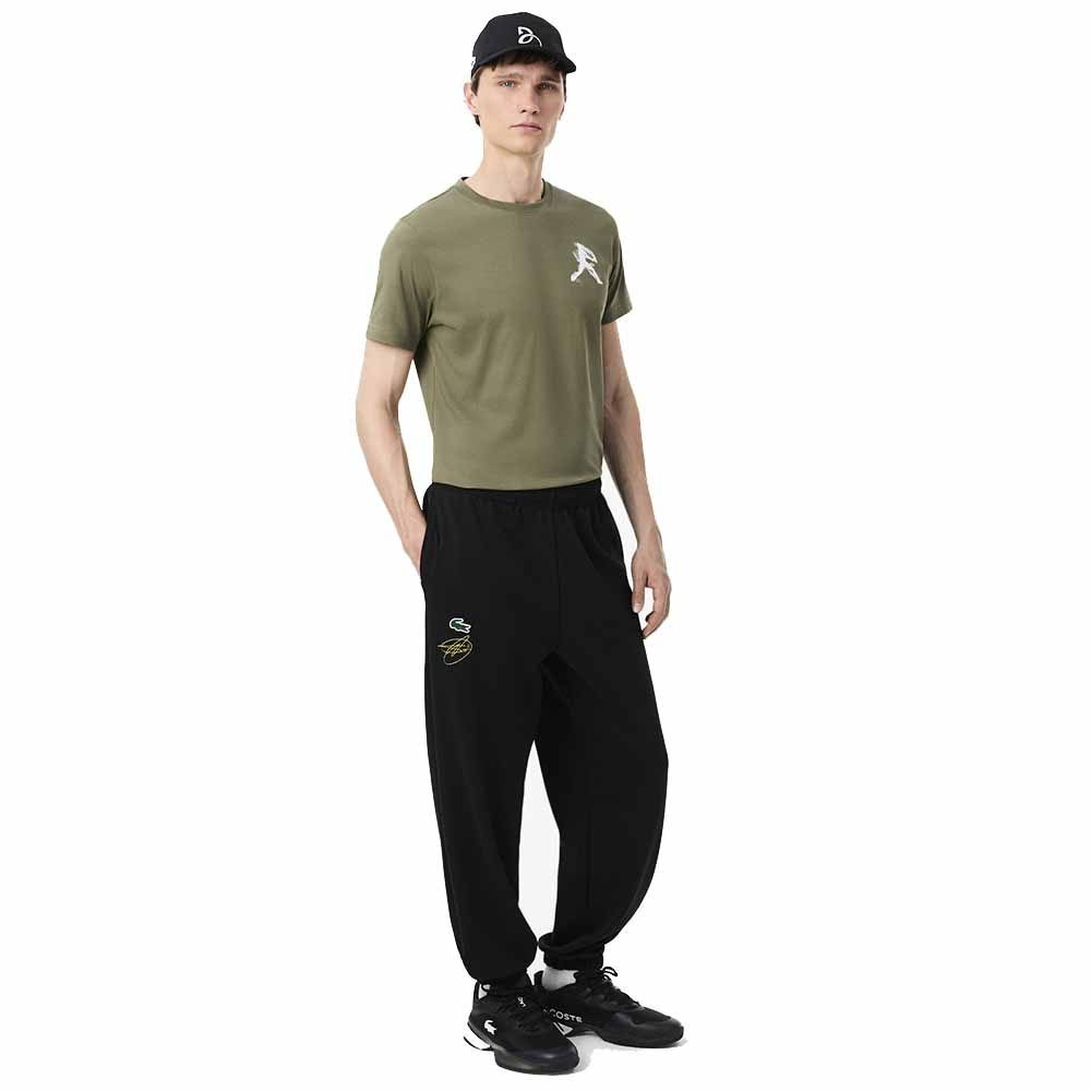 Lacoste x Novak Djokovic Tennis Pakket: Kaki T-shirt + Pet