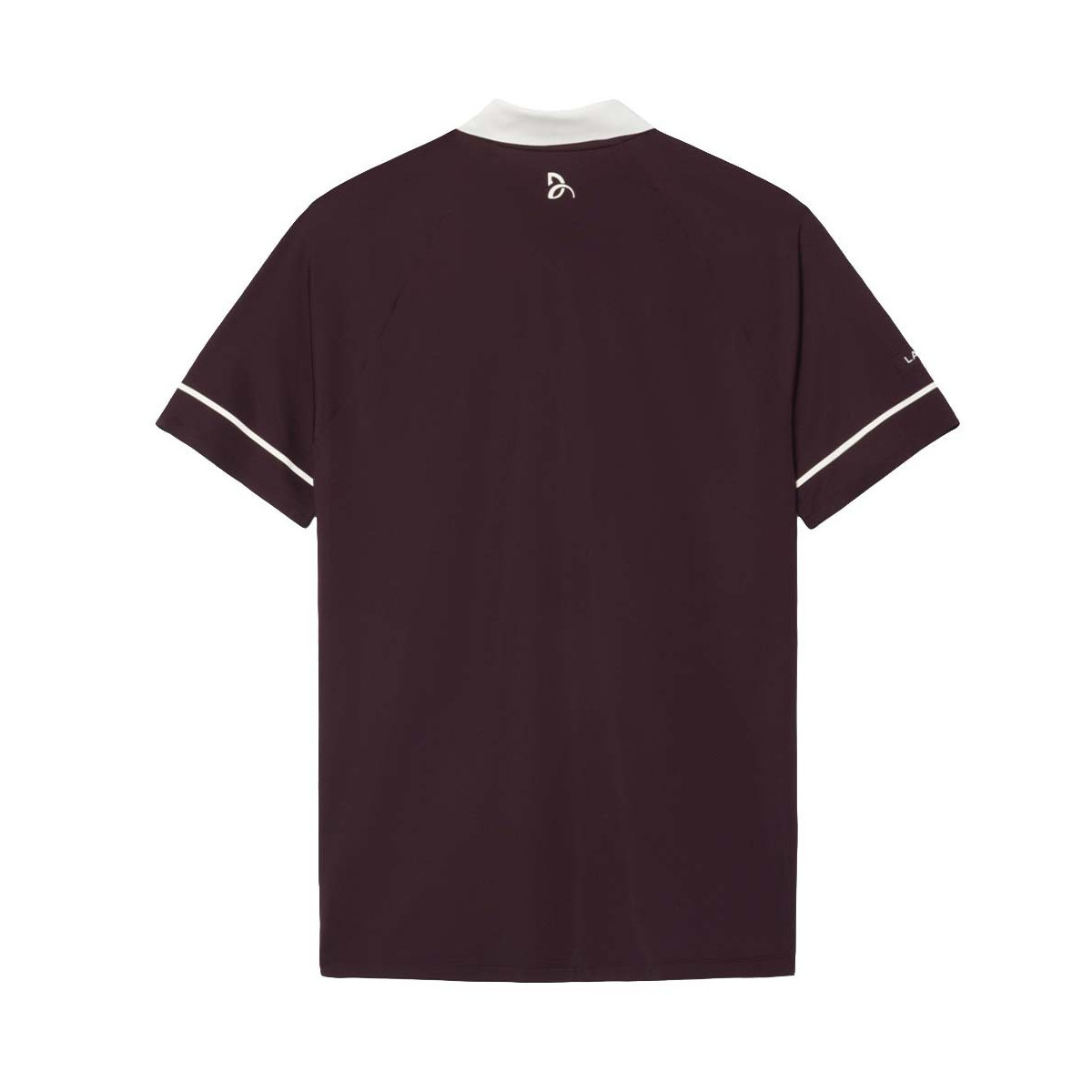 Polo Lacoste Tennis Novak Djokovic On Court Marron / Blanc