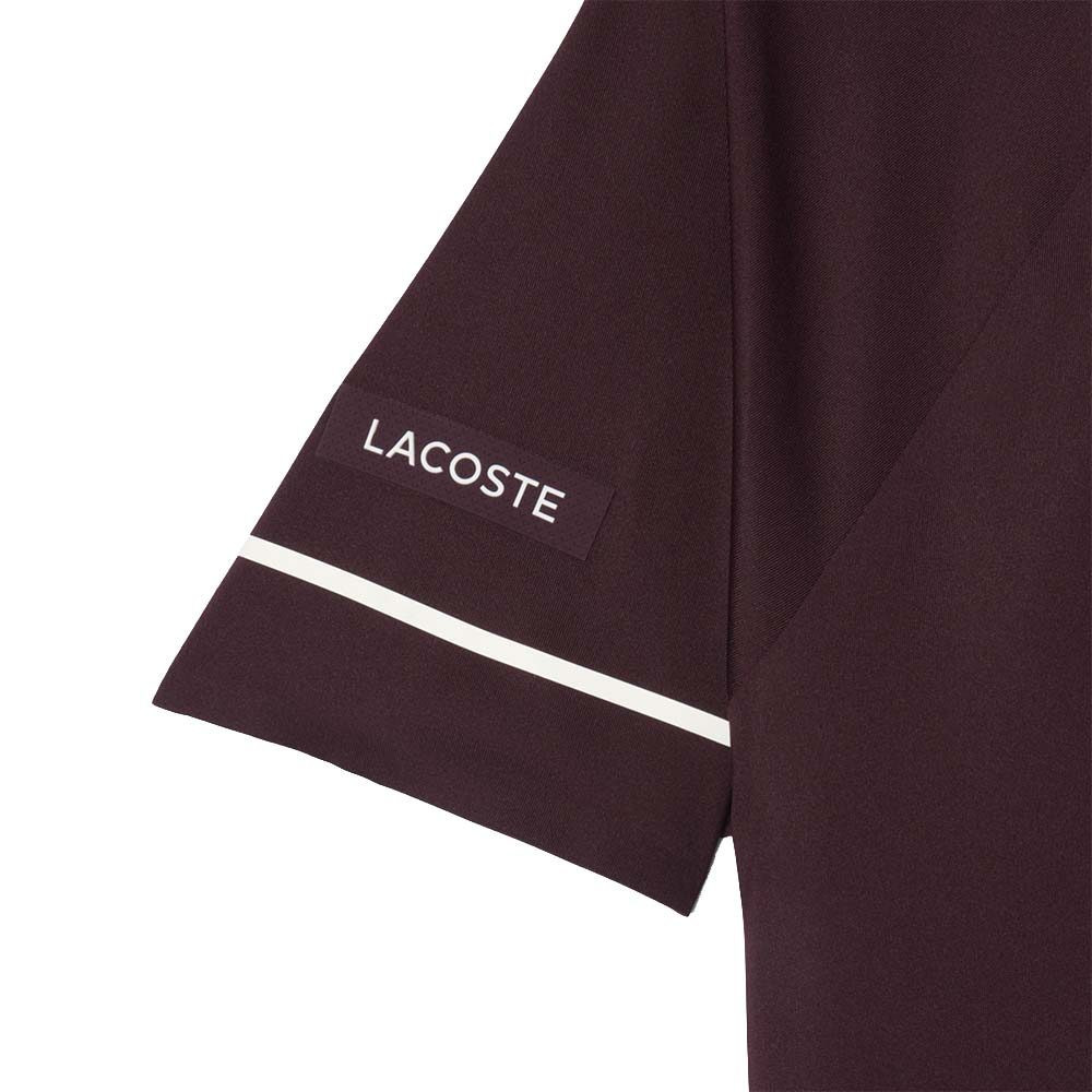 Polo Lacoste Tennis Novak Djokovic On Court Marron / Blanc