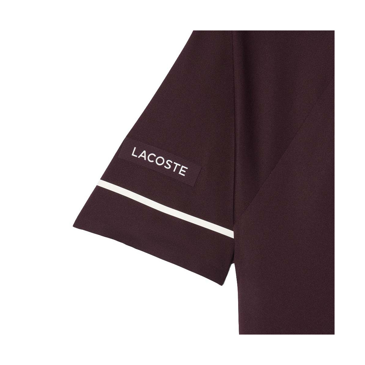 Polo Lacoste Tennis Novak Djokovic On Court Marron / Blanc
