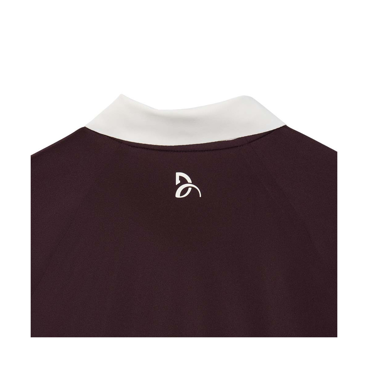 Polo Lacoste Tennis Novak Djokovic On Court Marron / Blanc
