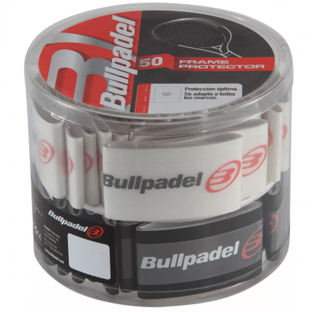 Bullpadel Boite de protection de cadre Noir / Transparent x 50