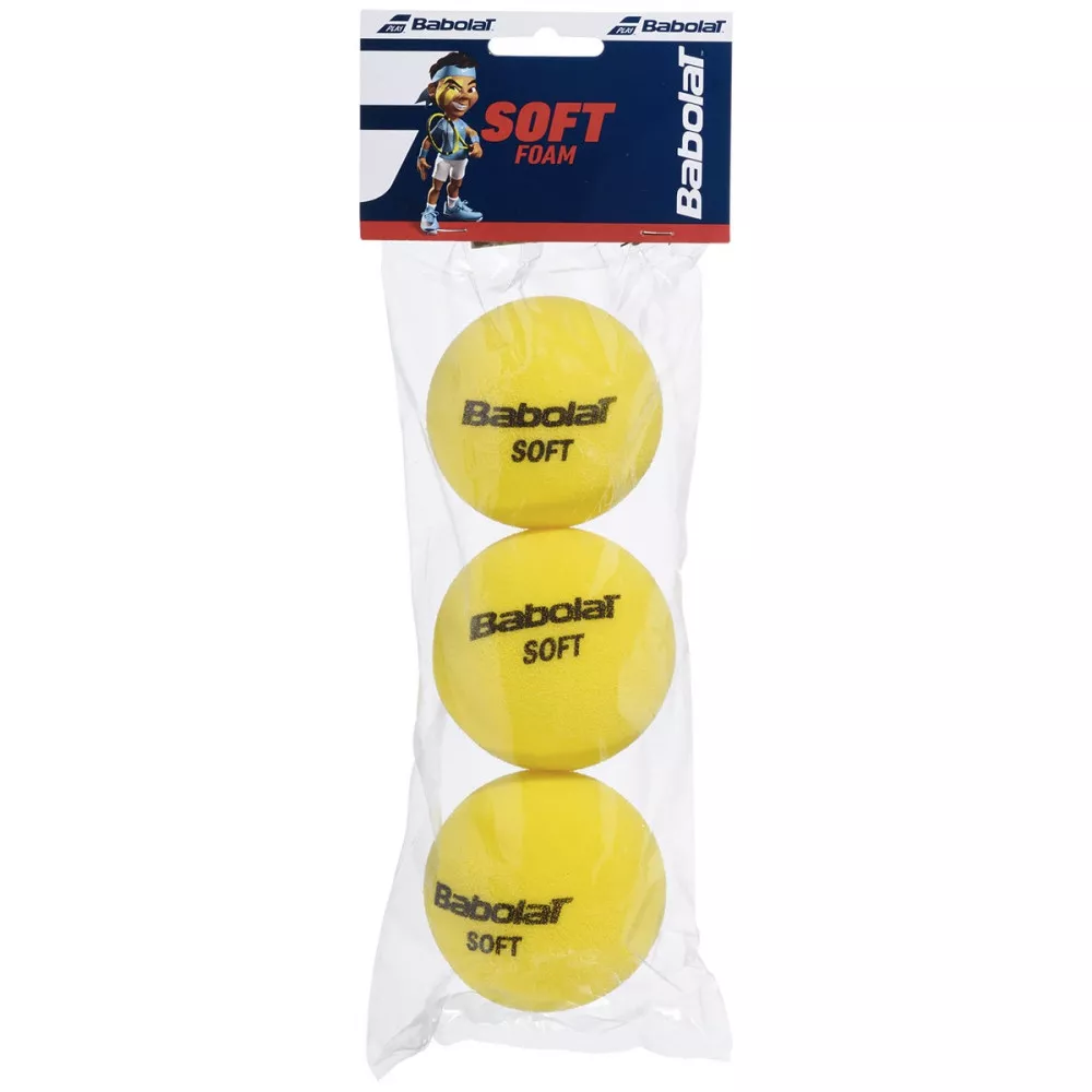 Balls Babolat Soft Foam x 3