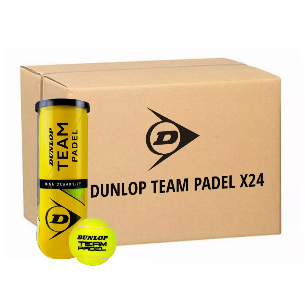 Dunlop Team Padel 3 stuks geel