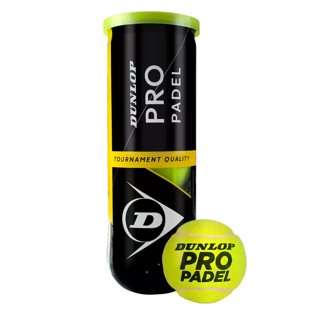 Dunlop Team Padel 3 stuks geel