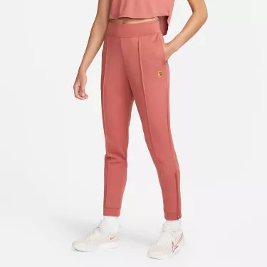 Pantalon Nike Court femme Dri-Fit Saumon